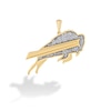 Thumbnail Image 1 of True Fans Buffalo Bills 1/4 CT. T.W. Diamond Logo Charm in 10K Gold