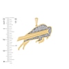 Thumbnail Image 2 of True Fans Buffalo Bills 1/4 CT. T.W. Diamond Logo Charm in 10K Gold