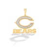 Thumbnail Image 0 of True Fans Chicago Bears 1/4 CT. T.W. Diamond Logo Charm in 10K Gold