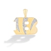 Thumbnail Image 1 of True Fans Cincinnati Bengals 1/4 CT. T.W. Diamond Logo Charm in 10K Gold