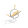 Thumbnail Image 1 of True Fans Miami Dolphins 1/4 CT. T.W. Diamond Logo Charm in 10K Gold