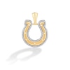 True Fans Indianapolis Colts 1/4 CT. T.W. Diamond Logo Charm in 10K Gold