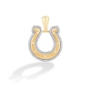 Thumbnail Image 1 of True Fans Indianapolis Colts 1/4 CT. T.W. Diamond Logo Charm in 10K Gold