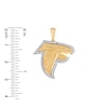 Thumbnail Image 2 of True Fans Atlanta Falcons 1/4 CT. T.W. Diamond Logo Charm in 10K Gold