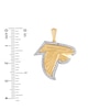 Thumbnail Image 1 of True Fans Atlanta Falcons 1/4 CT. T.W. Diamond Logo Charm in 10K Gold