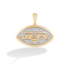 True Fans New York Jets 1/4 CT. T.W. Diamond Logo Charm in 10K Gold