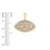 Thumbnail Image 2 of True Fans New York Jets 1/4 CT. T.W. Diamond Logo Charm in 10K Gold