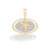 Thumbnail Image 1 of True Fans San Francisco 49ers 1/4 CT. T.W. Diamond Logo Charm in 10K Gold