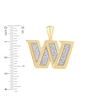 Thumbnail Image 2 of True Fans Washington Commanders 1/4 CT. T.W. Diamond Logo Charm in 10K Gold