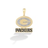 Thumbnail Image 1 of True Fans Green Bay Packers 1/4 CT. T.W. Diamond Logo Charm in 10K Gold