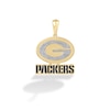 Thumbnail Image 0 of True Fans Green Bay Packers 1/4 CT. T.W. Diamond Logo Charm in 10K Gold