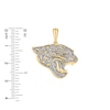 Thumbnail Image 1 of True Fans Jacksonville Jaguars 1/4 CT. T.W. Diamond Logo Charm in 10K Gold