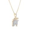 Thumbnail Image 2 of Men's Goat Necklace 1-7/8 ct tw 10K Yellow Gold 22&quot;