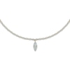 Thumbnail Image 2 of Pear, Marquise & Round-Cut Diamond Drop Choker Necklace 3 ct tw 14K Yellow Gold 18"