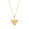 Thumbnail Image 1 of Le Vian Garden Party Diamond Bee Necklace 1/4 ct tw 14K Honey Gold 19&quot;