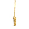 Thumbnail Image 2 of Le Vian Garden Party Mother of Pearl Butterfly Necklace 3/8 ct tw Diamonds 14K Honey Gold 19&quot;