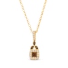 Thumbnail Image 1 of Le Vian Venetian Mosaic Diamond Necklace 3/8 ct tw 14K Honey Gold 19&quot;