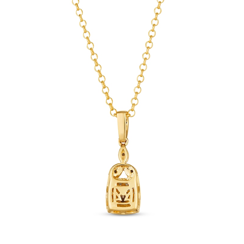 Main Image 3 of Le Vian Venetian Mosaic Diamond Necklace 3/8 ct tw 14K Honey Gold 19&quot;