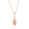 Thumbnail Image 3 of Le Vian Venetian Mosaic Diamond Necklace 5/8 ct tw 14K Strawberry Gold 19&quot;