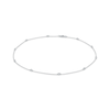 Thumbnail Image 1 of Diamond Station Necklace 1/10 ct tw Sterling Silver 18&quot;