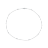 Thumbnail Image 2 of Diamond Station Necklace 1/10 ct tw Sterling Silver 18&quot;