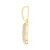 Thumbnail Image 2 of Men's Diamond Dollar Sign Circle Charm 1-1/2 ct tw 10K Yellow Gold