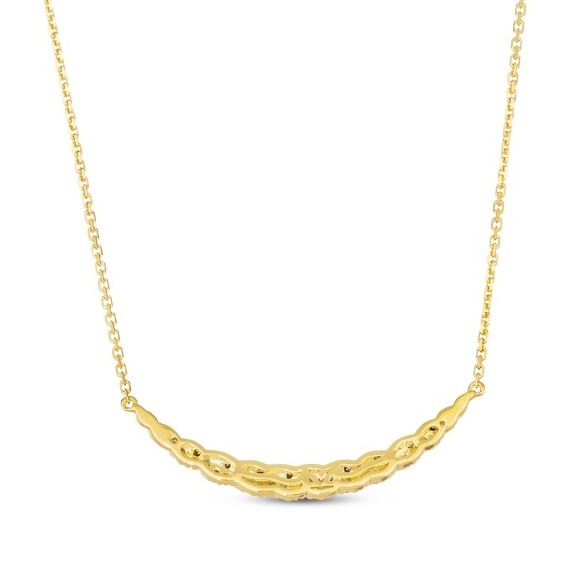Main Image 3 of Le Vian Diamond Twist Necklace 1/3 ct tw 14K Honey Gold 19"