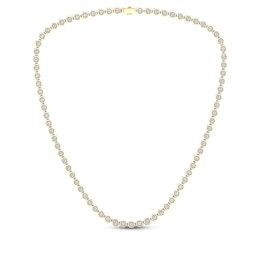 Men's Diamond Tennis Necklace 2-5/8 ct tw 10K Yellow Gold 18"