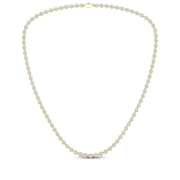 Men's Diamond Tennis Necklace 2-7/8 ct tw 10K Yellow Gold 20"