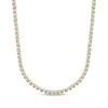 Thumbnail Image 2 of Men's Diamond Tennis Necklace 2-5/8 ct tw 10K Yellow Gold 18"