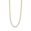 Thumbnail Image 2 of Men's Diamond Tennis Necklace 3-1/4 ct tw 10K Yellow Gold 22&quot;