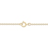 Thumbnail Image 2 of Diamond Honeycomb & Bee Necklace 1/4 ct tw 10K Yellow Gold 18&quot;