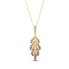 Thumbnail Image 1 of Le Vian Ombré Diamond Drop Necklace 3/4 ct tw 14K Honey Gold 20"