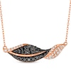 Thumbnail Image 1 of Le Vian Vault Diamond Twist Leaf Necklace 7/8 ct tw 14K Strawberry Gold 19&quot;