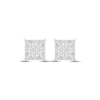 Thumbnail Image 1 of Men's Multi-Diamond Square Stud Earrings 1 ct tw 14K Yellow Gold