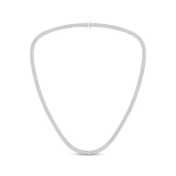 Men's Baguette-Cut Diamond Necklace 6-1/2 ct tw 14K Yellow Gold 20"
