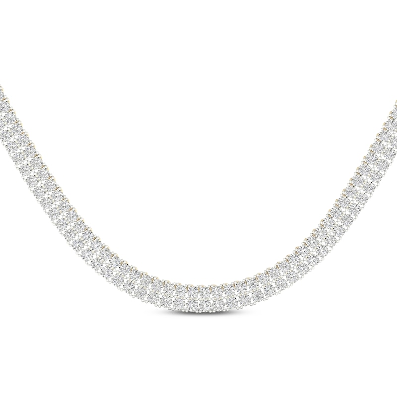 Main Image 4 of Men's Diamond Necklace 10 ct tw 14K Yellow Gold 20&quot;