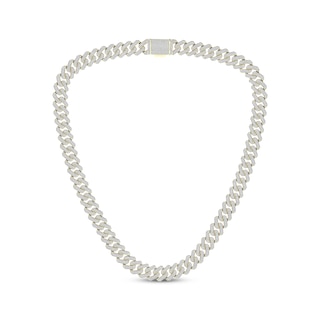 Men's Diamond Chain Link Necklace 8-1/2 ct tw 14K Yellow Gold 20"
