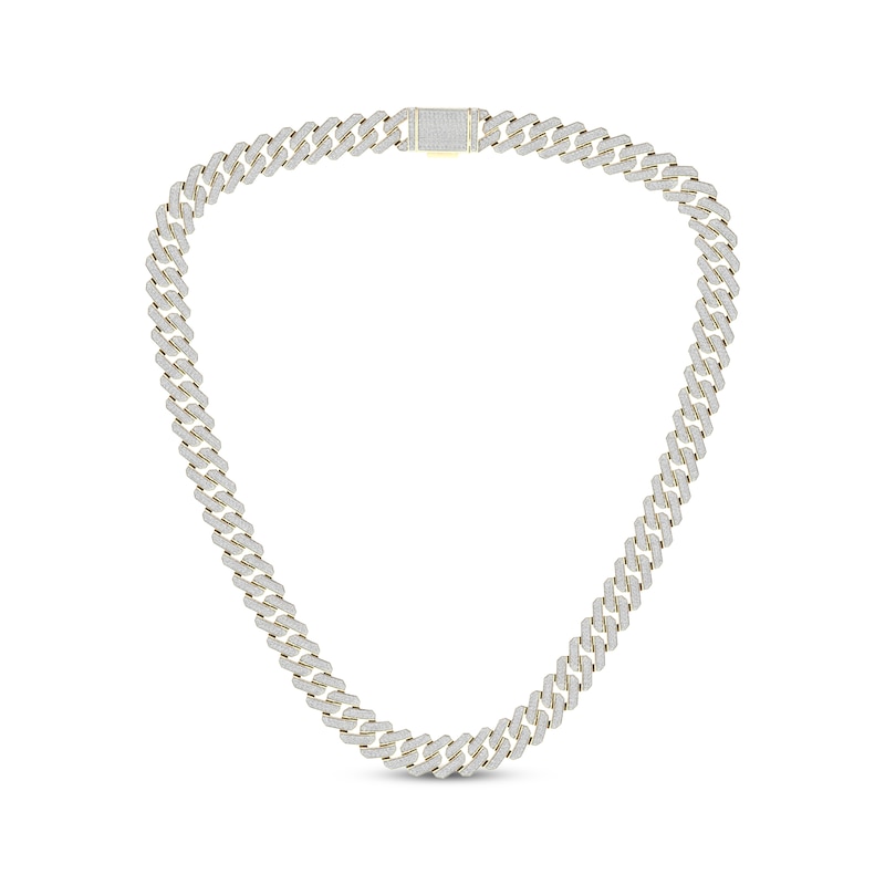 Main Image 1 of Men's Diamond Chain Link Necklace 8-1/2 ct tw 14K Yellow Gold 20&quot;