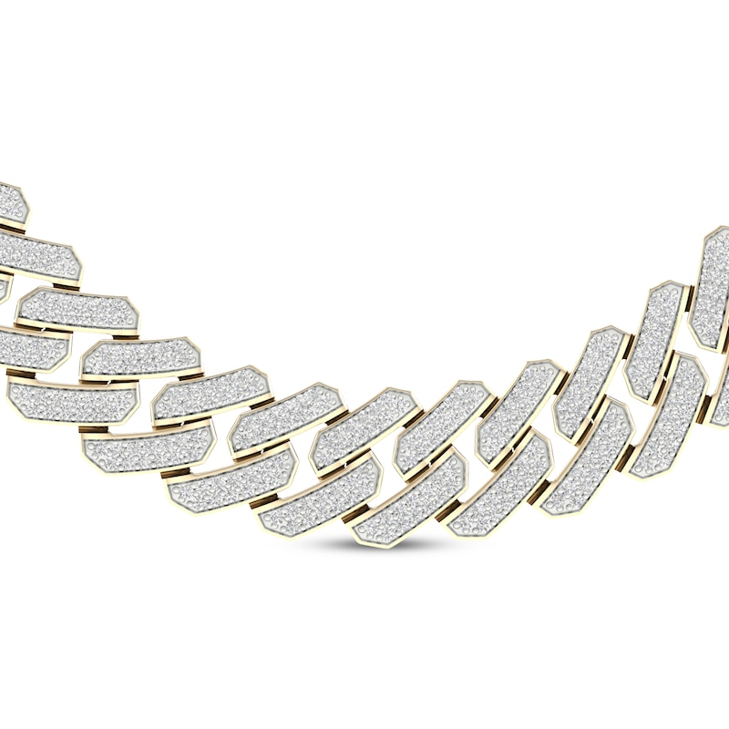 Oval Twist Lock Clasp with Diamonds, 14K Yellow Gold