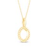 Thumbnail Image 3 of Diamond Eternity Necklace 1/8 ct tw 10K Yellow Gold 18&quot;