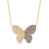 Thumbnail Image 0 of Le Vian Garden Party Diamond Butterfly Necklace 1-1/5 ct tw 14K Honey Gold 19"