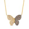 Thumbnail Image 1 of Le Vian Garden Party Diamond Butterfly Necklace 1-1/5 ct tw 14K Honey Gold 19&quot;
