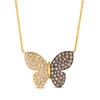 Thumbnail Image 0 of Le Vian Garden Party Diamond Butterfly Necklace 1-1/5 ct tw 14K Honey Gold 19"