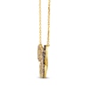 Thumbnail Image 2 of Le Vian Garden Party Diamond Butterfly Necklace 1-1/5 ct tw 14K Honey Gold 19&quot;