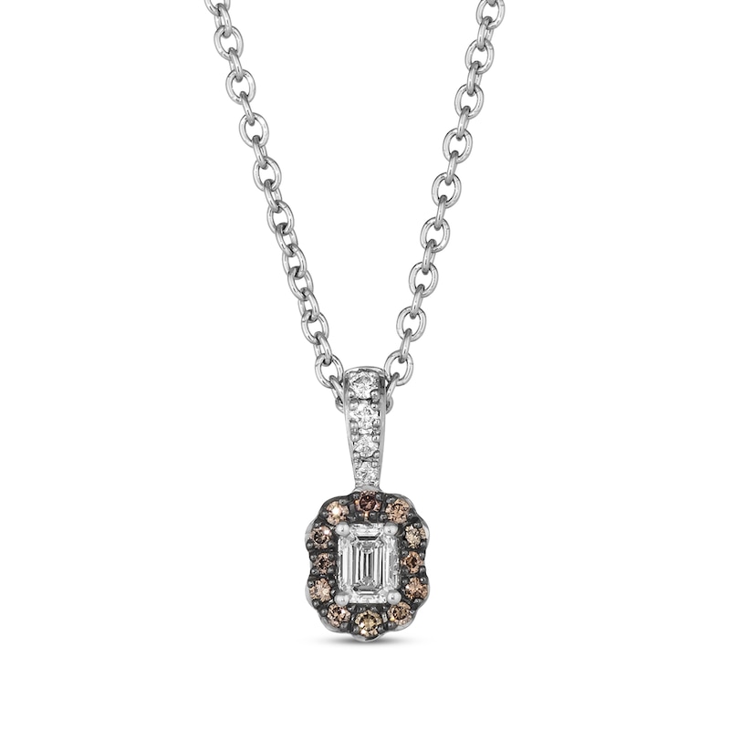 Main Image 1 of Le Vian Diamond Necklace 1/4 ct tw Platinum 18&quot;