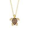 Thumbnail Image 1 of Le Vian Garden Party Diamond Turtle Necklace 5/8 ct tw 14K Honey Gold 19&quot;
