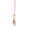 Thumbnail Image 2 of Le Vian Diamond Circle Necklace 7/8 ct tw 14K Strawberry Gold 19&quot;