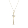 Thumbnail Image 2 of Diamond Winged Cross Necklace 1/15 ct tw 10K Yellow Gold 18&quot;