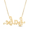 Thumbnail Image 3 of Diamond &quot;Babe&quot; Necklace 1/6 ct tw 10K Yellow Gold 18&quot;